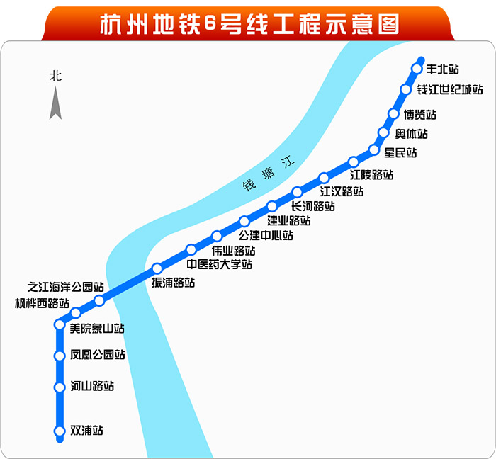 同一站点5号线叫江南大道6号线叫长河路